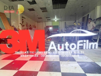 Chữ nổi mica có đèn